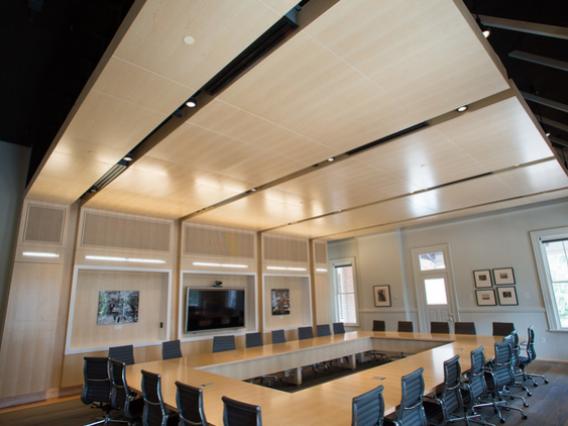 an empty UA conference room located in old main